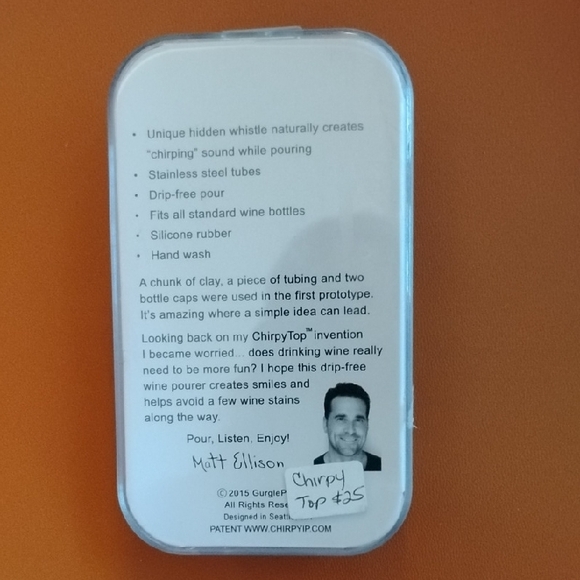 Black Wine Pourer - Picture 2 of 2